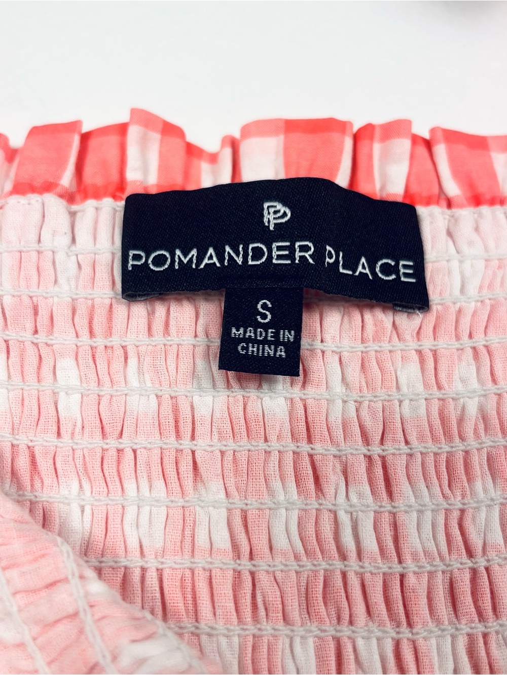 Tuckernuck Pomander Small Neon Pink Gingham Tiered Smocked Nellie Midi Dress - Picture 6 of 7